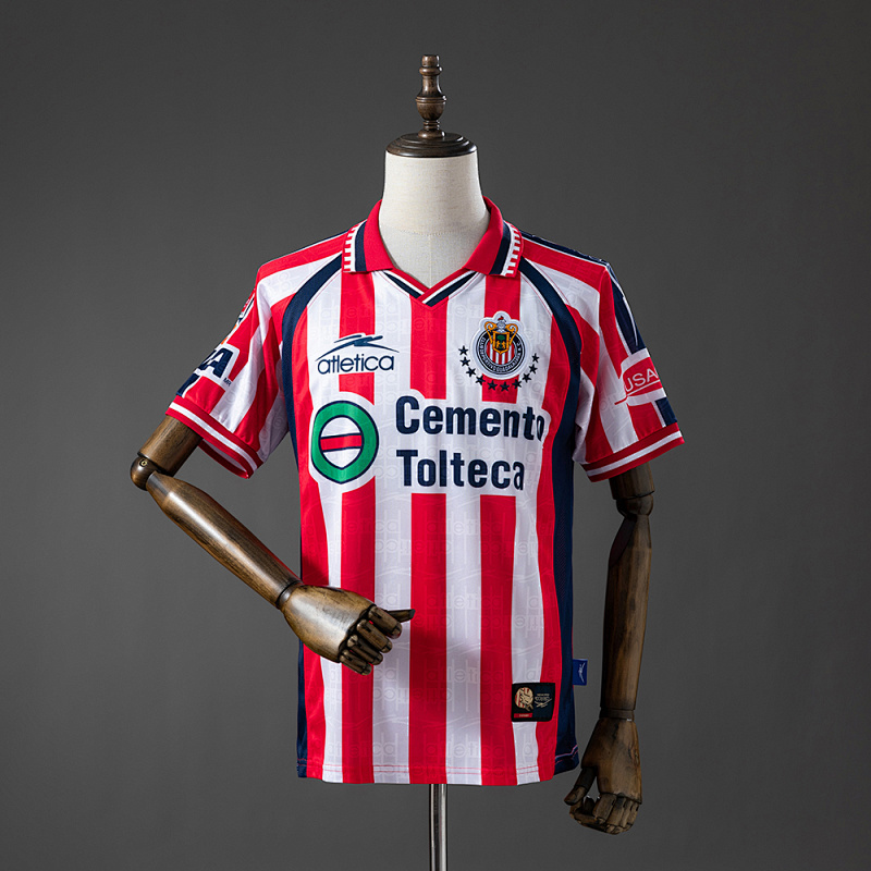 Camiseta Retro Chivas de Guadalajara 99-00 Local S-XXL